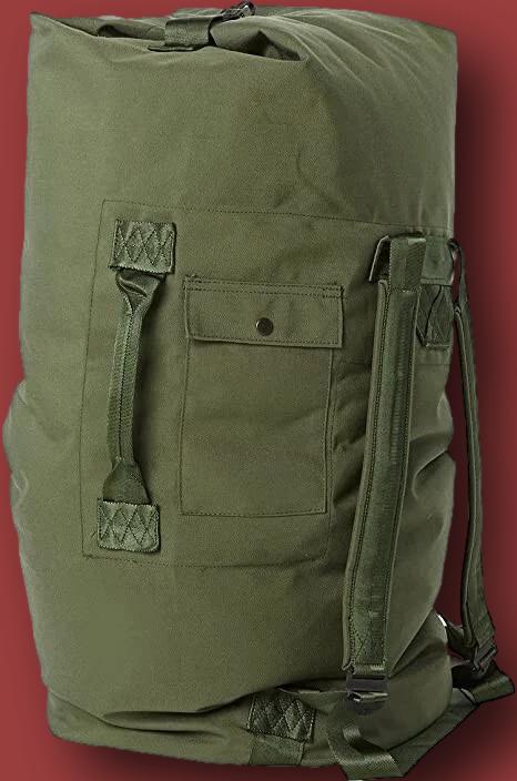 NEW MILITARY ISSUE NYLON DUFFLE BAG EQUIPMENT SEA BAG USA MADE