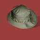 MILITARY VIETNAM BOONIE RIP-STOP JUNGLE HAT WITH NET OD GREEN 1969 NEW UNISSUED