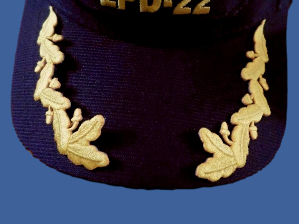 U.S MILITARY EMBROIDERED NAVY SCRAMBLED EGGS IRON ON FOR CDR, CAPT, COLONEL