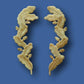 U.S MILITARY EMBROIDERED NAVY SCRAMBLED EGGS IRON ON FOR CDR. CAPT. COLONEL