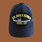 USS JOHN F KENNEDY CVN- 79 NAVY SHIP HAT OFFICIAL U.S MILITARY BALL CAP USA MADE