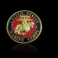 U.S MARINE CORPS 2nd DIVISION CHALLENGE COIN NEW IN PACKAGE COLLECTOR'S SERIES