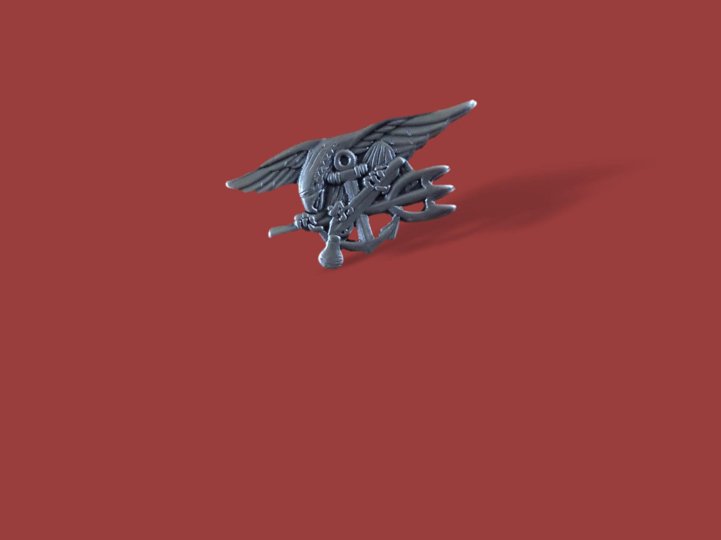 U.S NAVY SEALS SPECIAL WARFARE SEAL TEAM TRIDENT INSIGNIA PIN BADGE MINIATURE