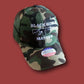 BLACK GUNS MATTER 6 PANEL CAP EMBROIDERED HAT CAMOUFLAGE 2nd AMENDMENT