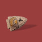 Native American Chief Arrow Head Lapel Pin Tie Tac Hat Pin Double Post Back