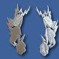 U.S MILITARY EMBROIDERED AIR FORCE CLOUDS & BOLTS OFFICERS FRETTING IRON ON