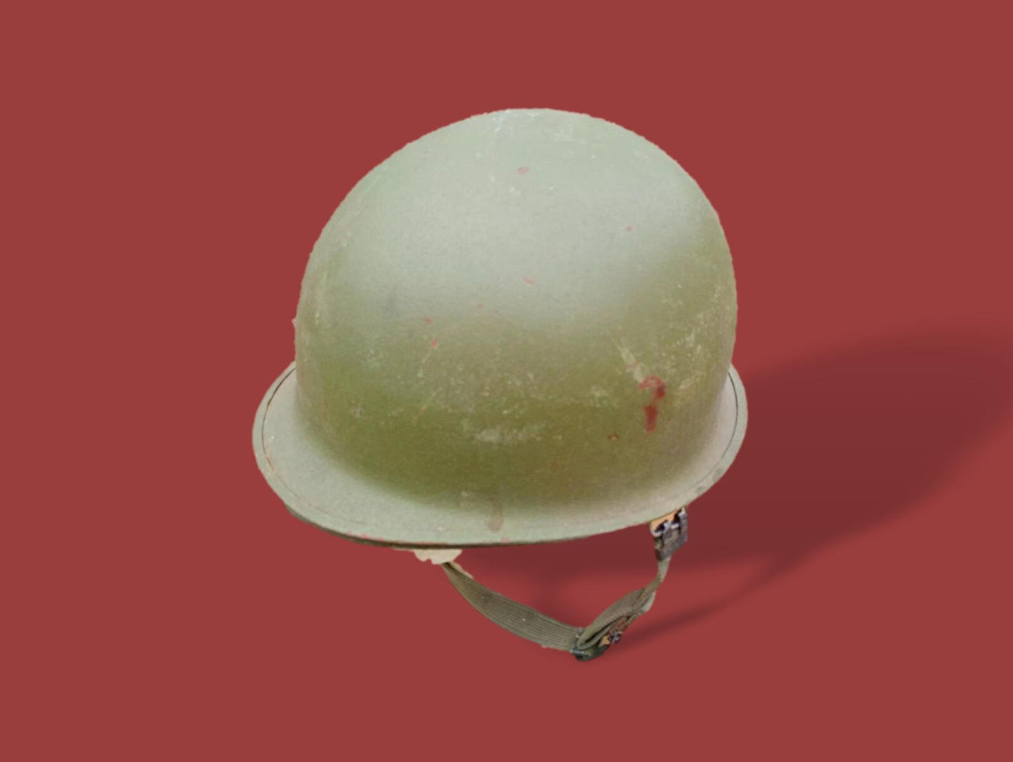 U.S MIITARY M1 HELMET VIETNAM ERA STEEL POT LINER & COVER COMPLETE SET GENUINE