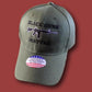 BLACK GUNS MATTER 6 PANEL CAP EMBROIDERED HAT 2nd AMENDMENT OD GREEN