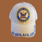 NEW U.S MILITARY NAVY EMBROIDERED KHAKI HAT BASEBALL CAP OFFICIAL LICENSED HATS