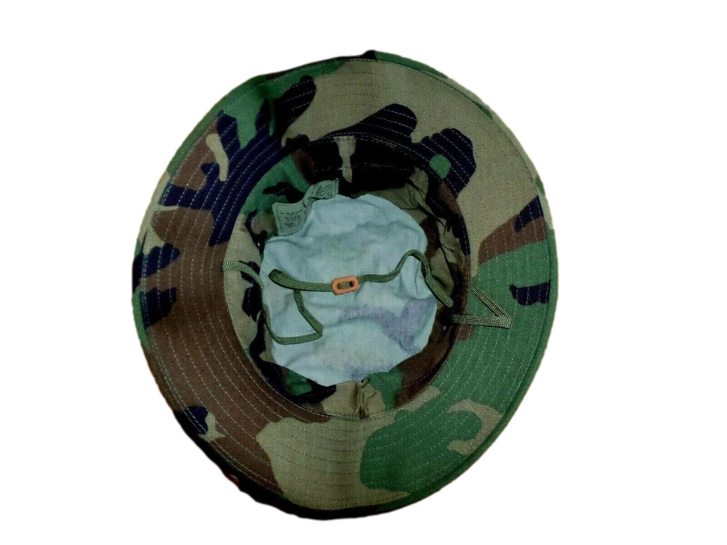 U.S Military Woodland Camouflage Boonie Hat Type II Sun Hot Weather U.S.A Made