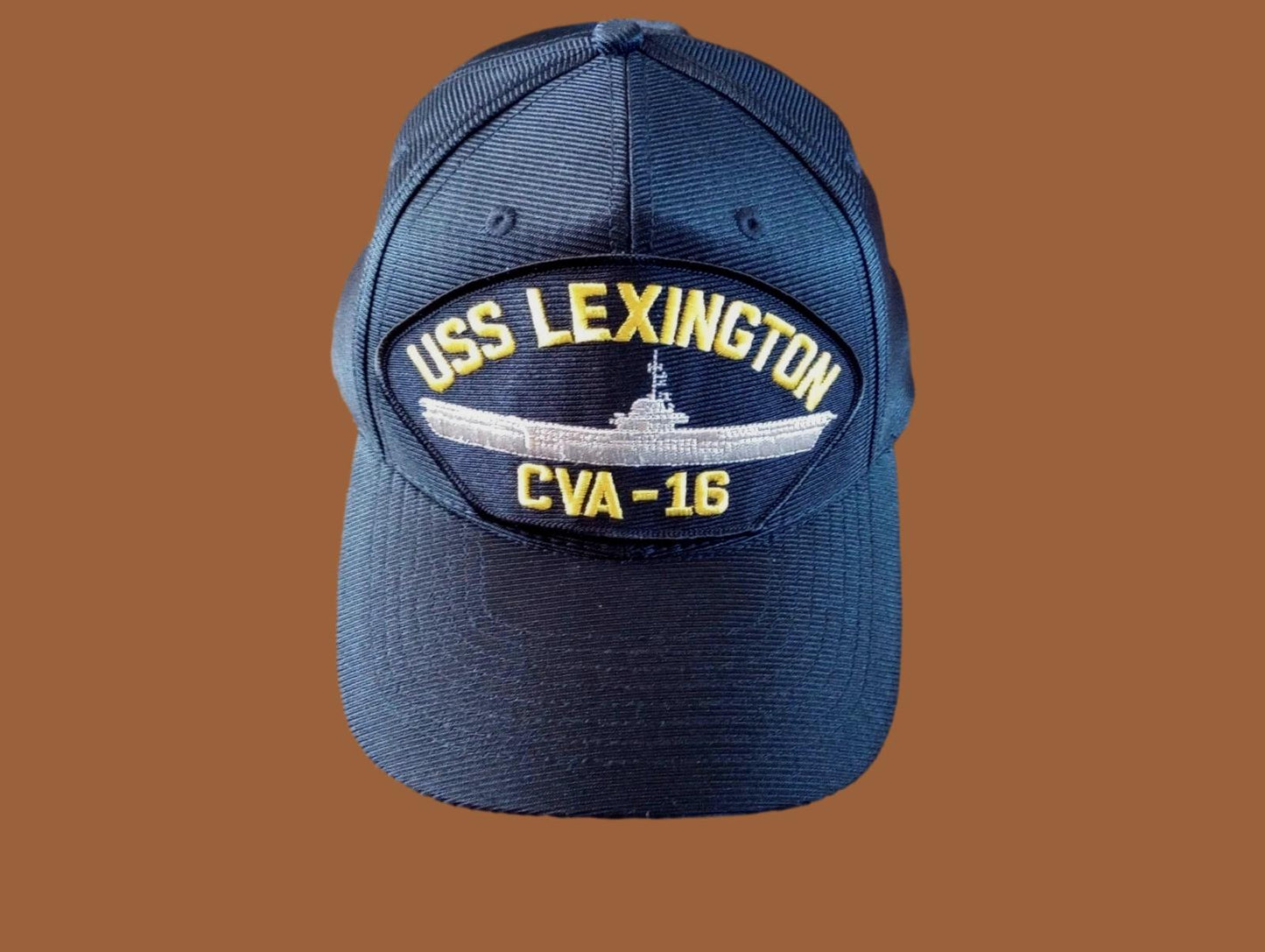 USS LEXINGTON CVA-16 NAVY SHIP HAT U.S MILITARY OFFICIAL BALL CAP U.S.A MADE