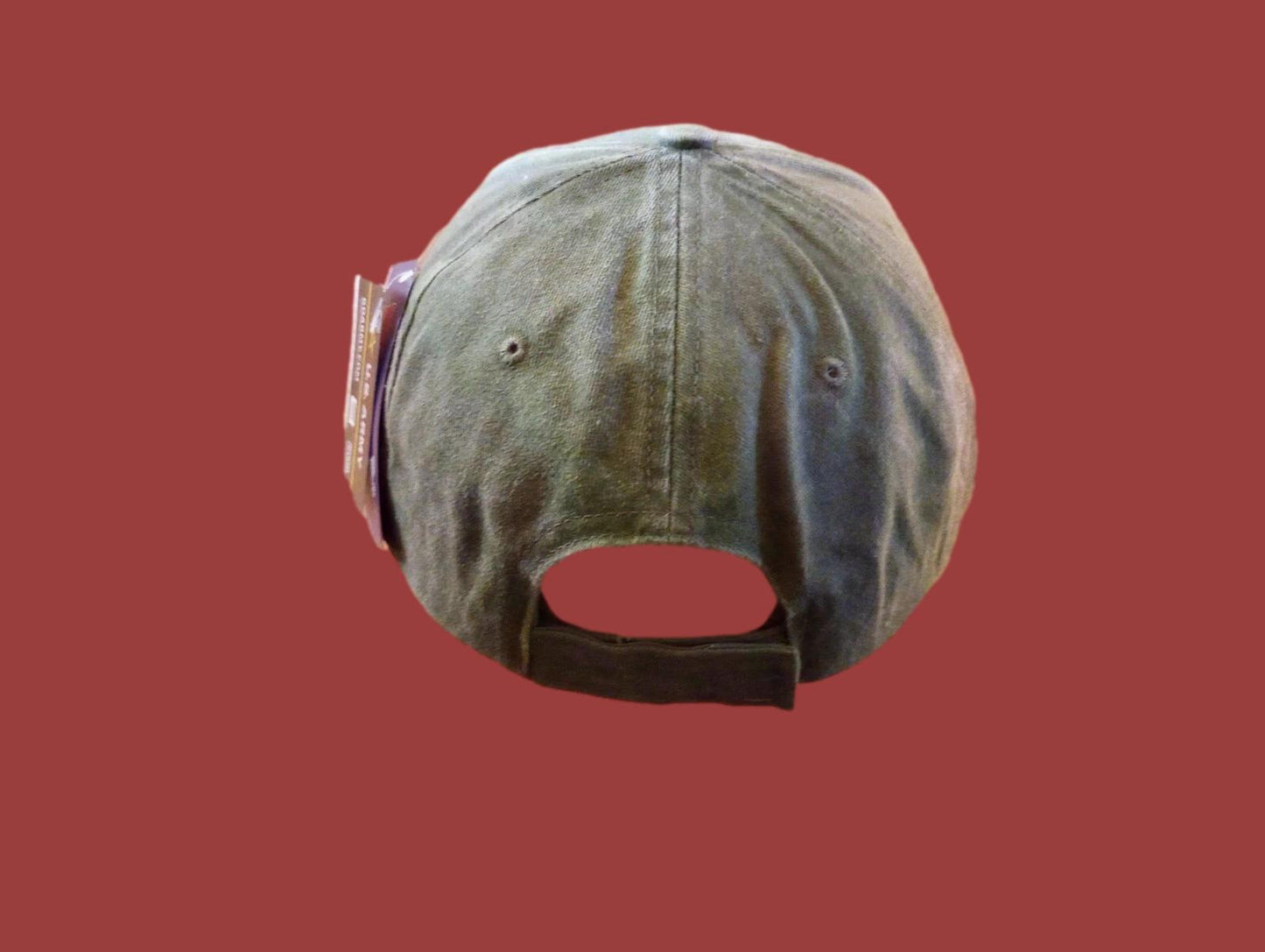 ARMY 2d INFANTRY DIVISION HAT EMBROIDERED U.S MILITARY CAP OD GREEN STONEWASHED