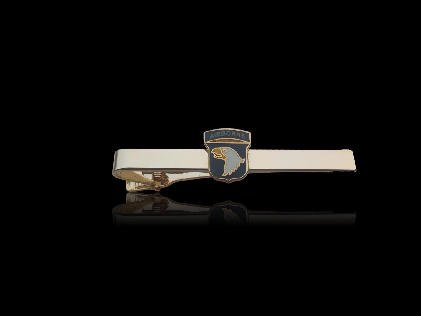 U.S MILITARY 101st AIRBORNE DIVISION TIE BAR TIE TAC MADE IN THE U.S.A
