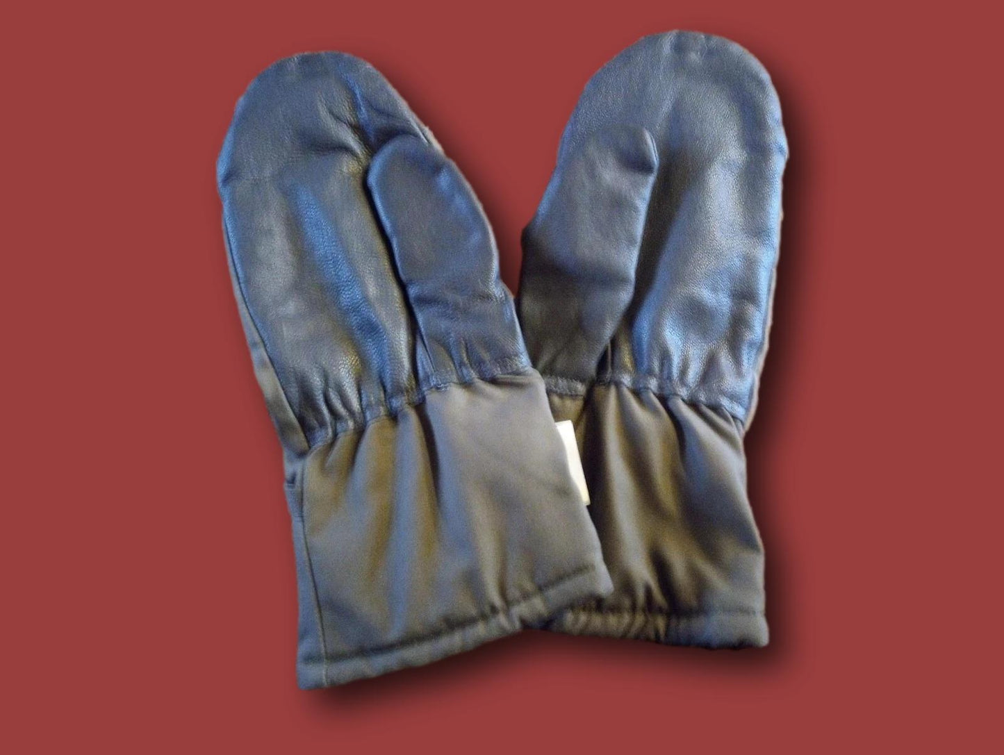 GERMAN MILITARY LINED MITTENS ARMY COLD WEATHER LEATHER PALMS SURPLUS