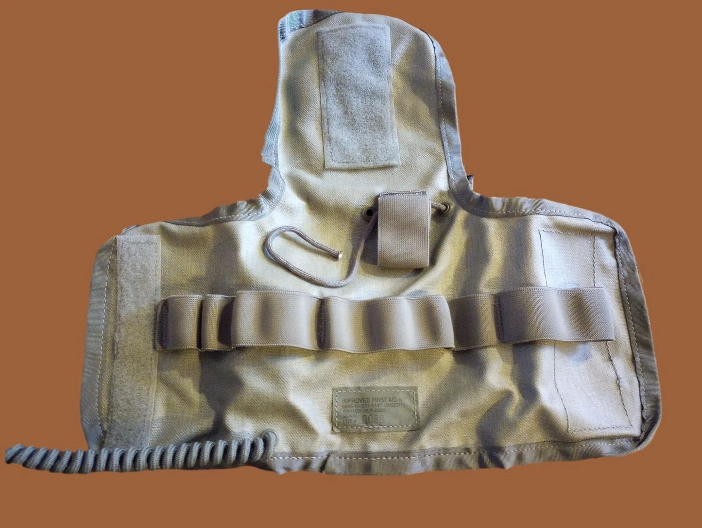 US MILITARY MOLLE INDIVIDUAL IMPROVED FIRST AID KIT MEDIC POUCH WITH INSERT ACU