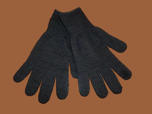 MILITARY STYLE D3A COLD WEATHER GLOVE LINERS 70% WOOL 30% NYLON SIZE LARGE U.S.A
