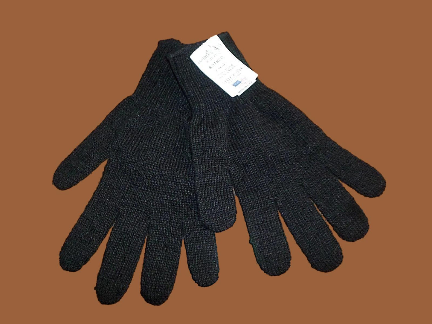 MILITARY STYLE D3A COLD WEATHER GLOVE LINERS 70% WOOL 30% NYLON SIZE LARGE U.S.A