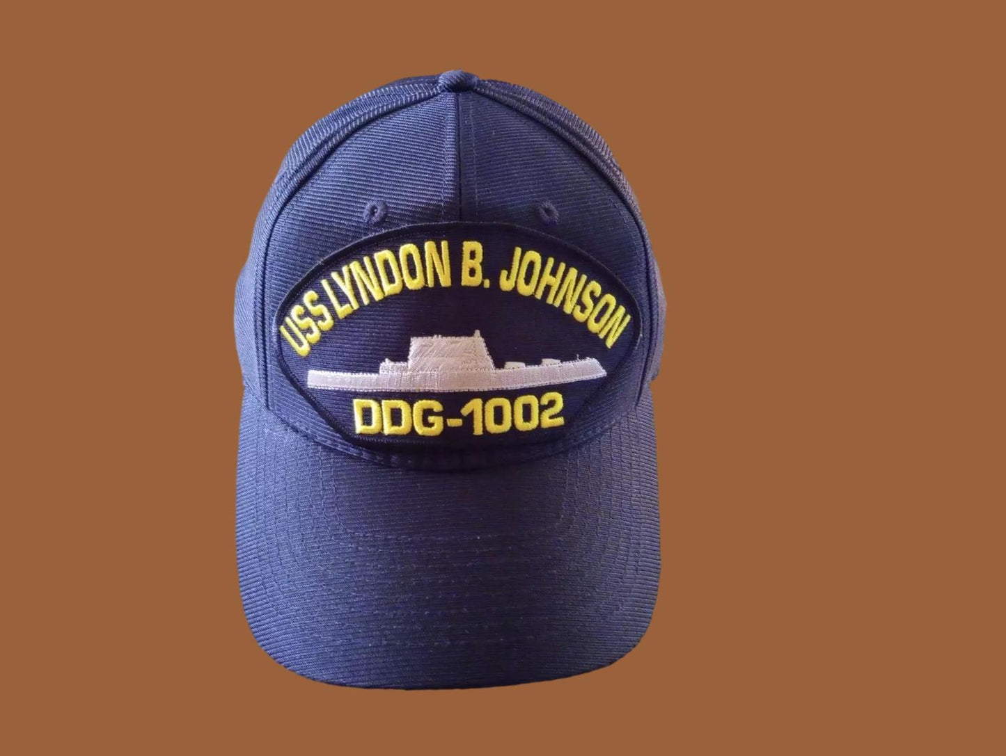 USS LYNDON B JOHNSON DDG-1002 NAVY SHIP HAT U.S MILITARY OFFICIAL BALL CAP U.S.A
