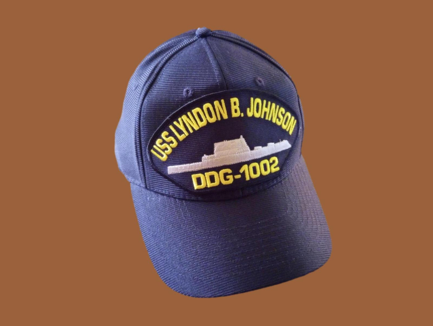 USS LYNDON B JOHNSON DDG-1002 NAVY SHIP HAT U.S MILITARY OFFICIAL BALL CAP U.S.A