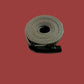 US MILITARY GRADE KHAKI WEB BELT WITH BLACK BUCKLE 54 INCHES USA MADE HEAVY WEB
