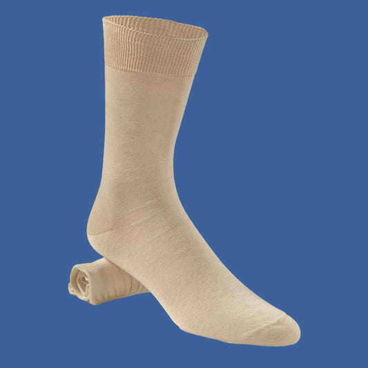 Italian Military Cotton Dress Socks 10 pack Khaki Color Made In Italy New