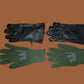 U.S MILITARY STYLE D-3A LEATHER GLOVES COLD WET WEATHER SIZE 5 LARGE W/LINER
