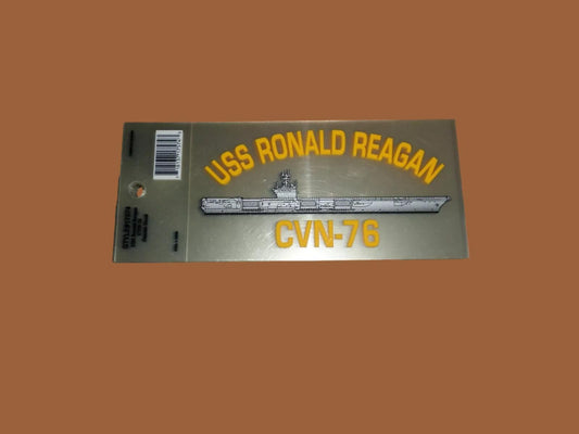 U.S MILITARY NAVY SHIP USS RONALD REAGAN CVN-76 WINDOW DECAL BUMPER STICKER