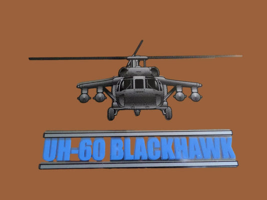 U.S MILITARY ARMY UH-60 BLACKHAWK AIR ASSAULT WINDOW DECAL BUMPER STICKER.