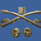 16th CAVALRY SWORDS SABERS MILITARY HAT PIN 16th CAVALRY REGIMENT BADGE U.S ARMY