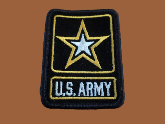 U.S MILITARY ARMY STAR LOGO PATCH U.S ARMY STAR EMBROIDERED SHOULDER HAT PATCH