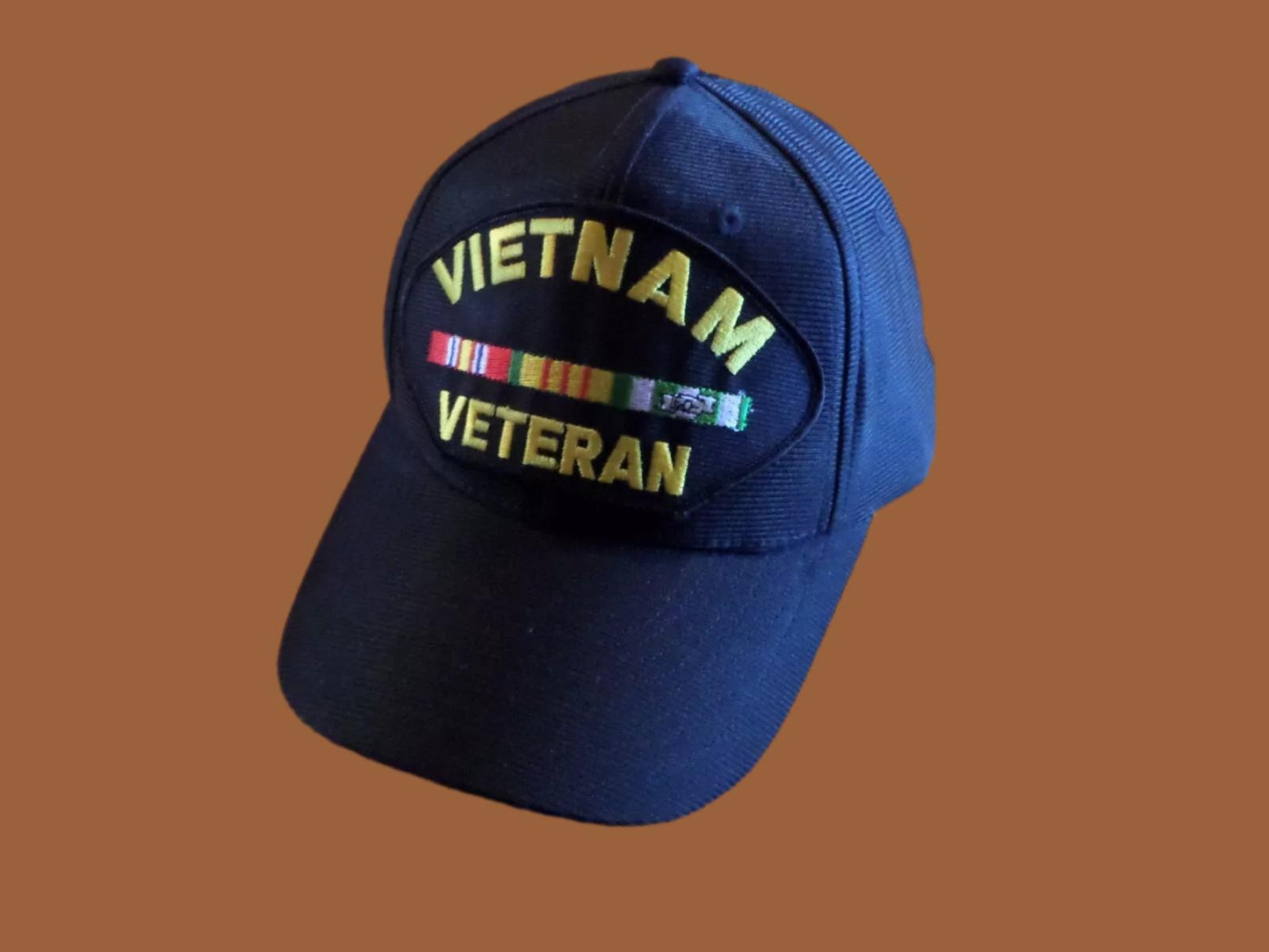 U.S MILITARY VIETNAM VETERAN HAT U.S MILITARY OFFICIAL BALL CAP U.S.A MADE