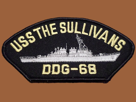 USS SULLIVANS DDG-68 U.S.NAVY SHIP HAT PATCH DESTROYER MADE IN THE U.S.A