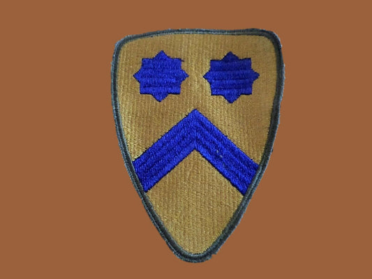 GENUINE WWII U.S MILITARY 2nd CAVALRY GREENBACK PATCH SECOND CAVALRY DIVISION