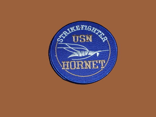 U.S NAVY HORNET STRIKE FIGHTER PATCH USN F/A 18 HORNET NEW 4" X 4"