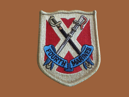 U.S. MILITARY MARINE CORPS FOURTH MARINES PATCH 4th USMC