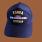 U.S MILITARY KOREA VETERAN HAT U.S MILITARY OFFICIAL BALL CAP U.S.A MADE