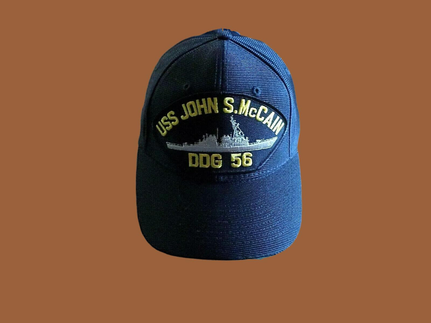 U.S NAVY USS JOHN S McCAIN DDG 56 NAVY SHIP HAT U.S MILITARY OFFICIAL CAP USA