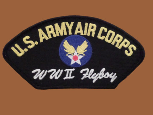 U.S MILITARY ARMY AIR CORPS WWII FLY HAT PATCH ARMY AIR CORPS AIR FORCE U.S.A M