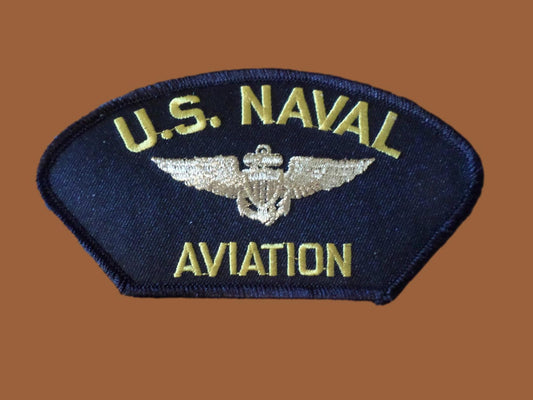 U.S MILITARY NAVY PILOT WINGS HAT PATCH NAVAL AVIATION
