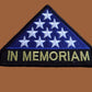 IN MEMORIAM HAT PATCH U.S MILITARY POLICE FIREMEN IN MEMORY PATCH