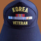 U.S MILITARY KOREA VETERAN HAT U.S MILITARY OFFICIAL BALL CAP U.S.A MADE