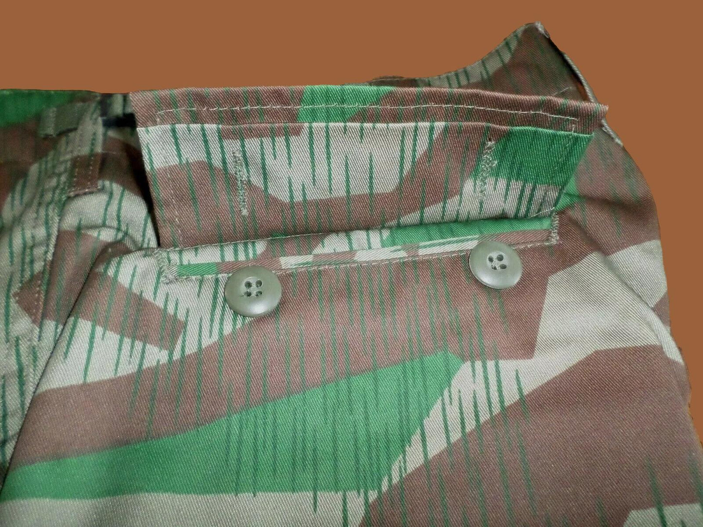 GERMAN SPLINTER CAMOUFLAGE PANTS MILITARY BDU CARGO 6 POCKET FATIGUE TROUSERS