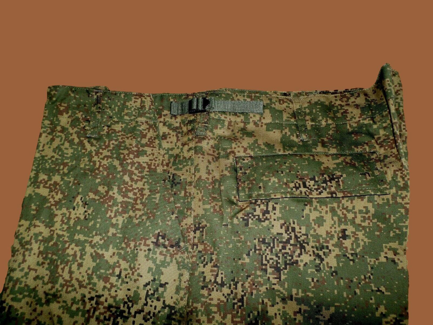 RUSSIAN DIGITAL CAMOUFLAGE PANTS MILITARY BDU CARGO 6 POCKET FATIGUE TROUSERS