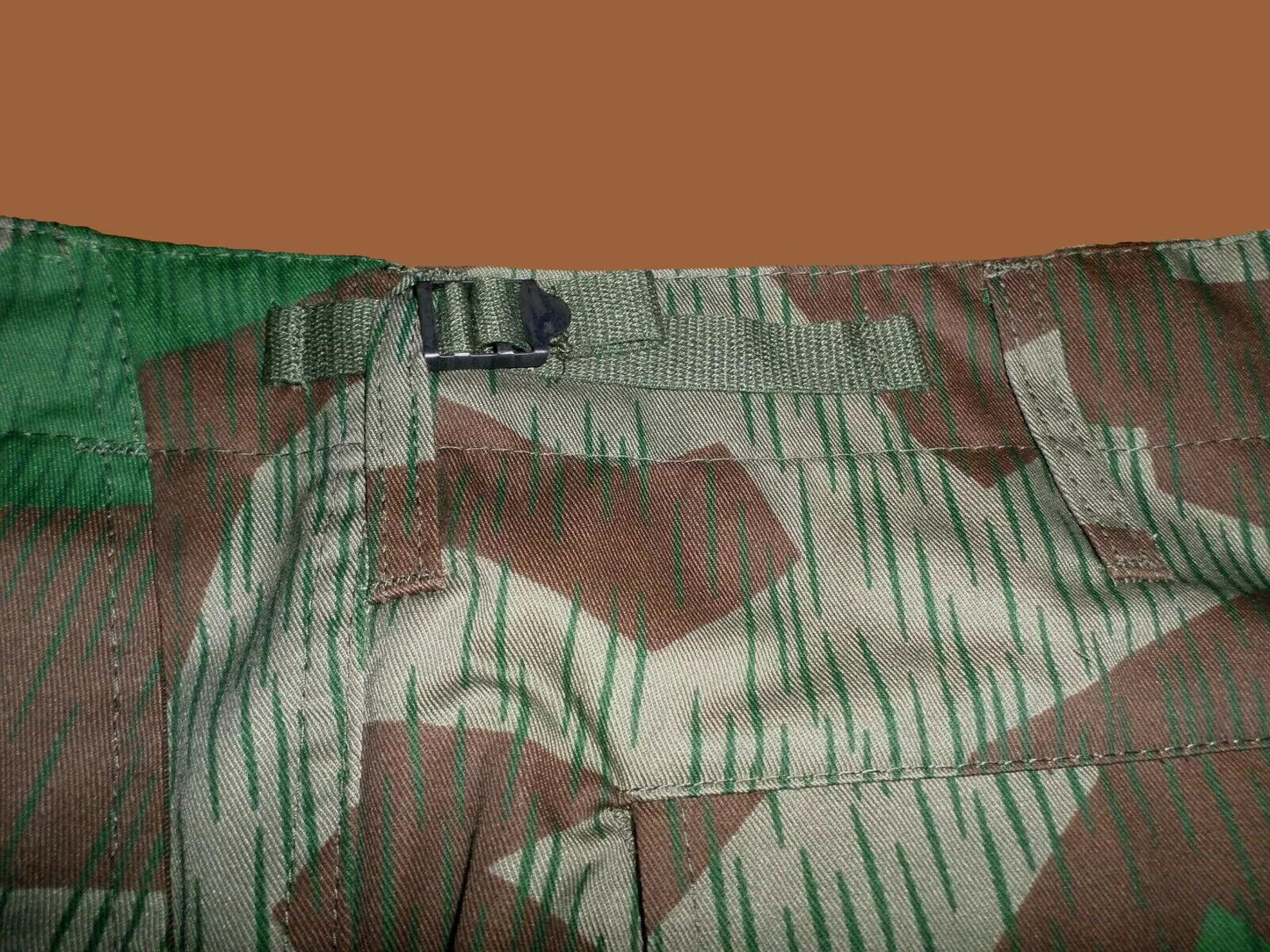 GERMAN SPLINTER CAMOUFLAGE PANTS MILITARY BDU CARGO 6 POCKET FATIGUE TROUSERS