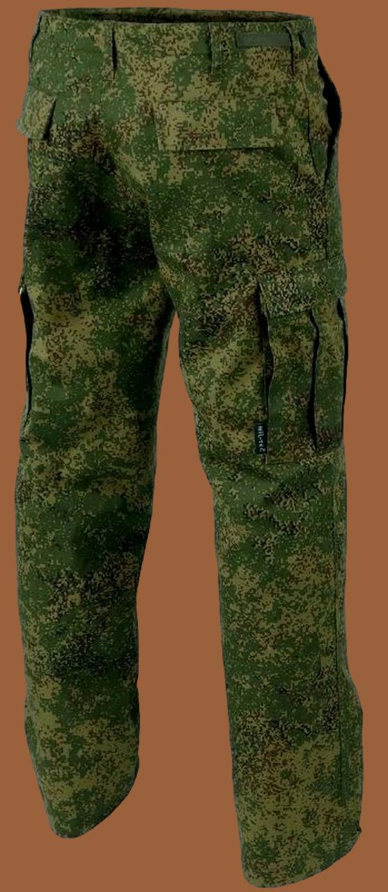 RUSSIAN DIGITAL CAMOUFLAGE PANTS MILITARY BDU CARGO 6 POCKET FATIGUE TROUSERS