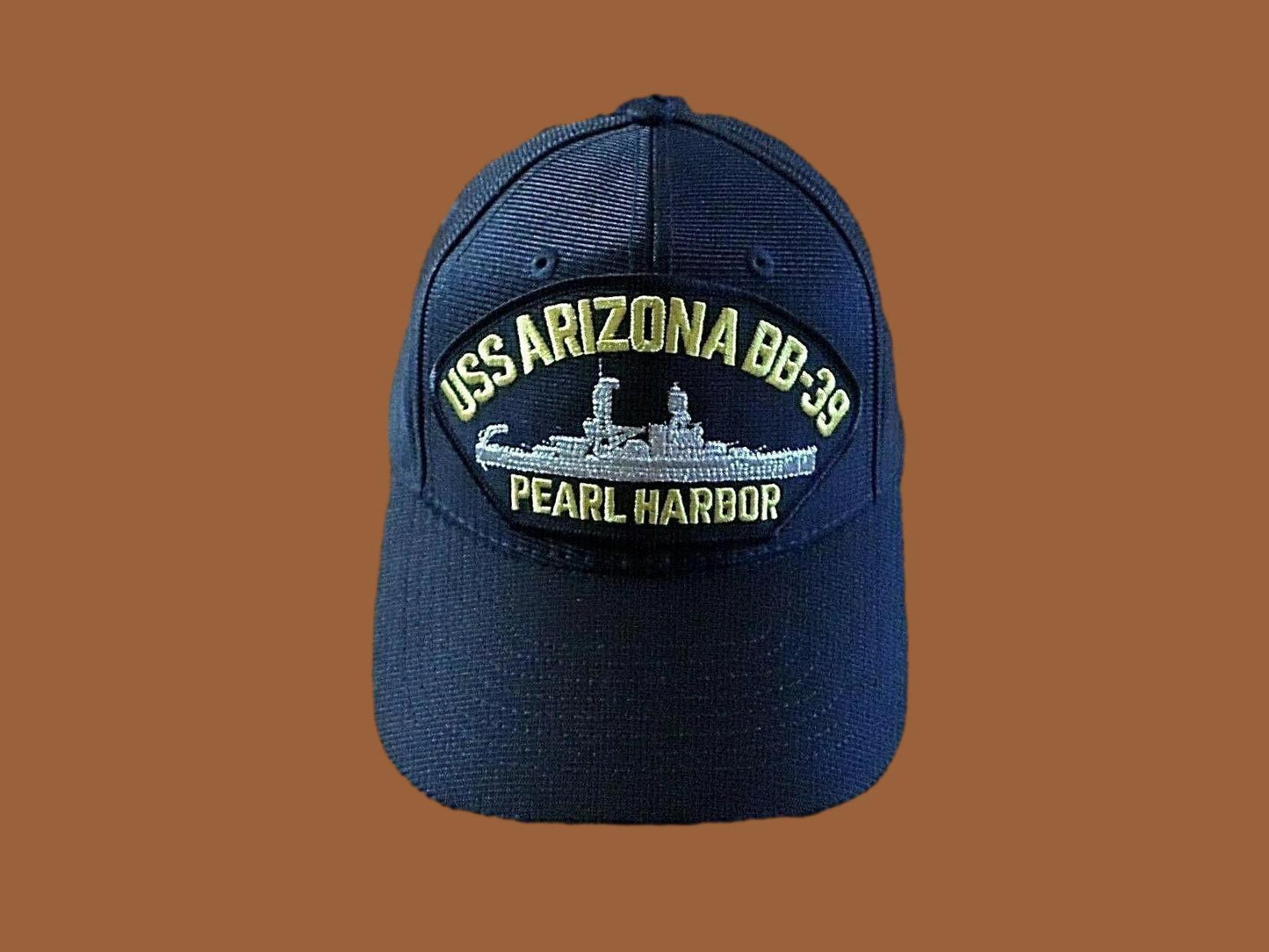 USS ARIZONA BB-39 PEARL HARBOR NAVY HAT U.S MILITARY OFFICIAL BALL CAP USA MADE