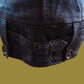 LEATHER AVIATOR HELMET CAP WWII GERMAN BLACK NEW REPRODUCTION X-LARGE