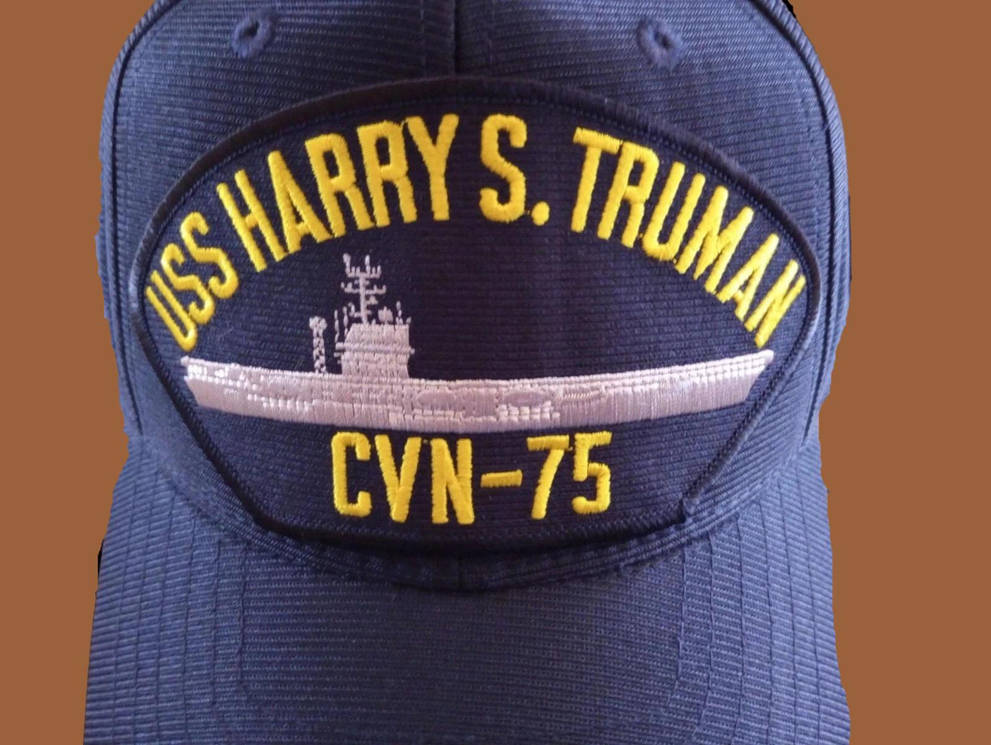 USS HARRY S TRUMAN CVN-75 NAVY SHIP HAT U.S MILITARY OFFICIAL BALL CAP USA MADE