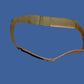 VINTAGE LEATHER SWEATBAND M1 HELMET LINER ADJUSTABLE KHAKI COTTON WEB
