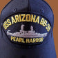USS ARIZONA BB-39 PEARL HARBOR NAVY HAT U.S MILITARY OFFICIAL BALL CAP USA MADE
